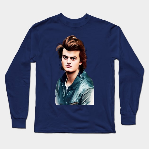 Steve Harrington Long Sleeve T-Shirt by Sobalvarro